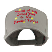 Loved One in Armed Forces Embroidered Cap