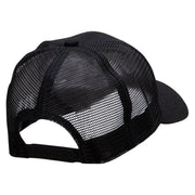 Scuba Diving Man Embroidered Solid Cotton Prostyle Twill Mesh Cap