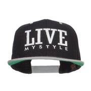 Live Mystyle Embroidered Two Tone Snapback