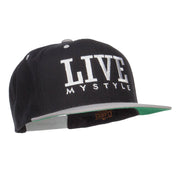 Live Mystyle Embroidered Two Tone Snapback