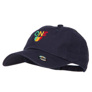 Rasta One Love Embroidered Unstructured Cap