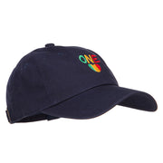 Rasta One Love Embroidered Unstructured Cap