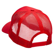 Scuba Diving Man Embroidered Solid Cotton Prostyle Twill Mesh Cap