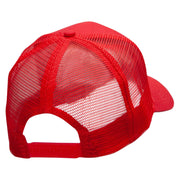 Scuba Diving Man Embroidered Solid Cotton Prostyle Twill Mesh Cap