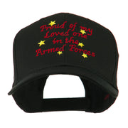 Loved One in Armed Forces Embroidered Cap