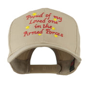 Loved One in Armed Forces Embroidered Cap