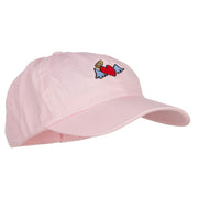 Heart Angel Embroidered Low Cap