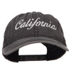 California Embroidered Washed Cap