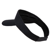Box Turtle Embroidered Athletic Jersey Mesh Sports Visor - Black OSFM