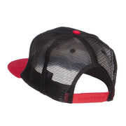 Low Key Embroidered Premium Mesh Snapback