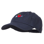 Heart Angel Embroidered Low Cap