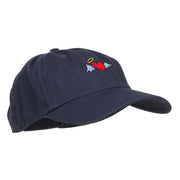 Heart Angel Embroidered Low Cap