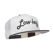 Low Key Embroidered Premium Mesh Snapback