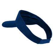 Box Turtle Embroidered Athletic Jersey Mesh Sports Visor - Royal OSFM