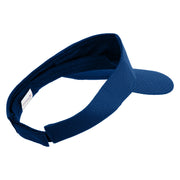 Box Turtle Embroidered Athletic Jersey Mesh Sports Visor - Royal OSFM