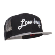 Low Key Embroidered Premium Mesh Snapback