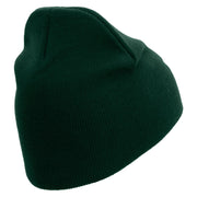 Licensed Army Aviator Veteran Embroidered 8 Inch Knitted Short Beanie - DK-Green OSFM