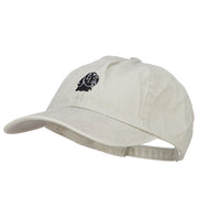 Labrador Retriever Head Embroidered Washed Cotton Twill Cap