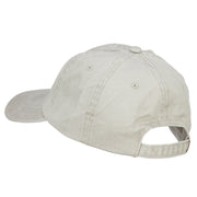 Labrador Retriever Head Embroidered Washed Cotton Twill Cap