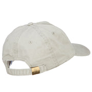 Labrador Retriever Head Embroidered Washed Cotton Twill Cap