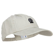 Labrador Retriever Head Embroidered Washed Cotton Twill Cap