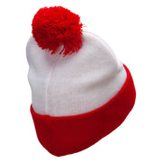 Ash Ketchum League Expo Embroidered Cuff Beanie