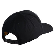 Veterinary Corps Embroidered Retro Cotton Blend Snapback Cap - Black OSFM