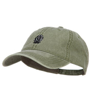 Labrador Retriever Head Embroidered Washed Cotton Twill Cap