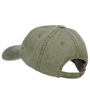 Labrador Retriever Head Embroidered Washed Cotton Twill Cap