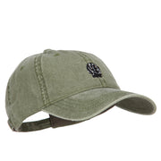 Labrador Retriever Head Embroidered Washed Cotton Twill Cap