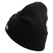 Licensed Army Aviator Veteran Embroidered 12 Inch Long Knitted Beanie - Black OSFM