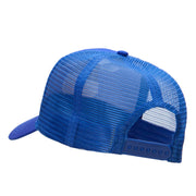 Flexing Embroidered Solid Cotton Prostyle Twill Mesh Cap