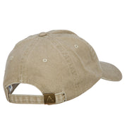 Labrador Retriever Head Embroidered Washed Cotton Twill Cap