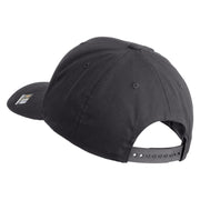 Veterinary Corps Embroidered Retro Cotton Blend Snapback Cap - Charcoal OSFM