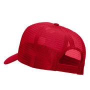 Flexing Embroidered Solid Cotton Prostyle Twill Mesh Cap