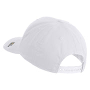 Veterinary Corps Embroidered Retro Cotton Blend Snapback Cap - White OSFM