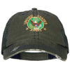 US Army Circle Symbol Embroidered Low Profile Cotton Mesh Cap