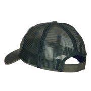 US Army Circle Symbol Embroidered Low Profile Cotton Mesh Cap