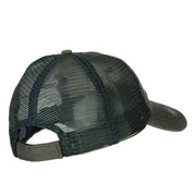 US Army Circle Symbol Embroidered Low Profile Cotton Mesh Cap