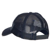 US Army Circle Symbol Embroidered Low Profile Cotton Mesh Cap