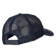 US Army Circle Symbol Embroidered Low Profile Cotton Mesh Cap