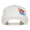 I Love USA Eagle Patch Washed Cap