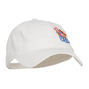 I Love USA Eagle Patch Washed Cap