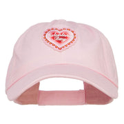 Valentine's Day Patched Low Cotton Cap