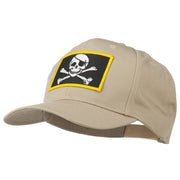 Jolly Roger Skull Military Patched Cap