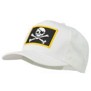 Jolly Roger Skull Military Patched Cap