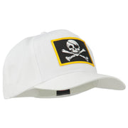 Jolly Roger Skull Military Patched Cap