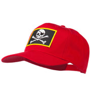 Jolly Roger Skull Military Patched Cap