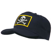 Jolly Roger Skull Military Patched Cap