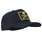 Jolly Roger Skull Military Patched Cap